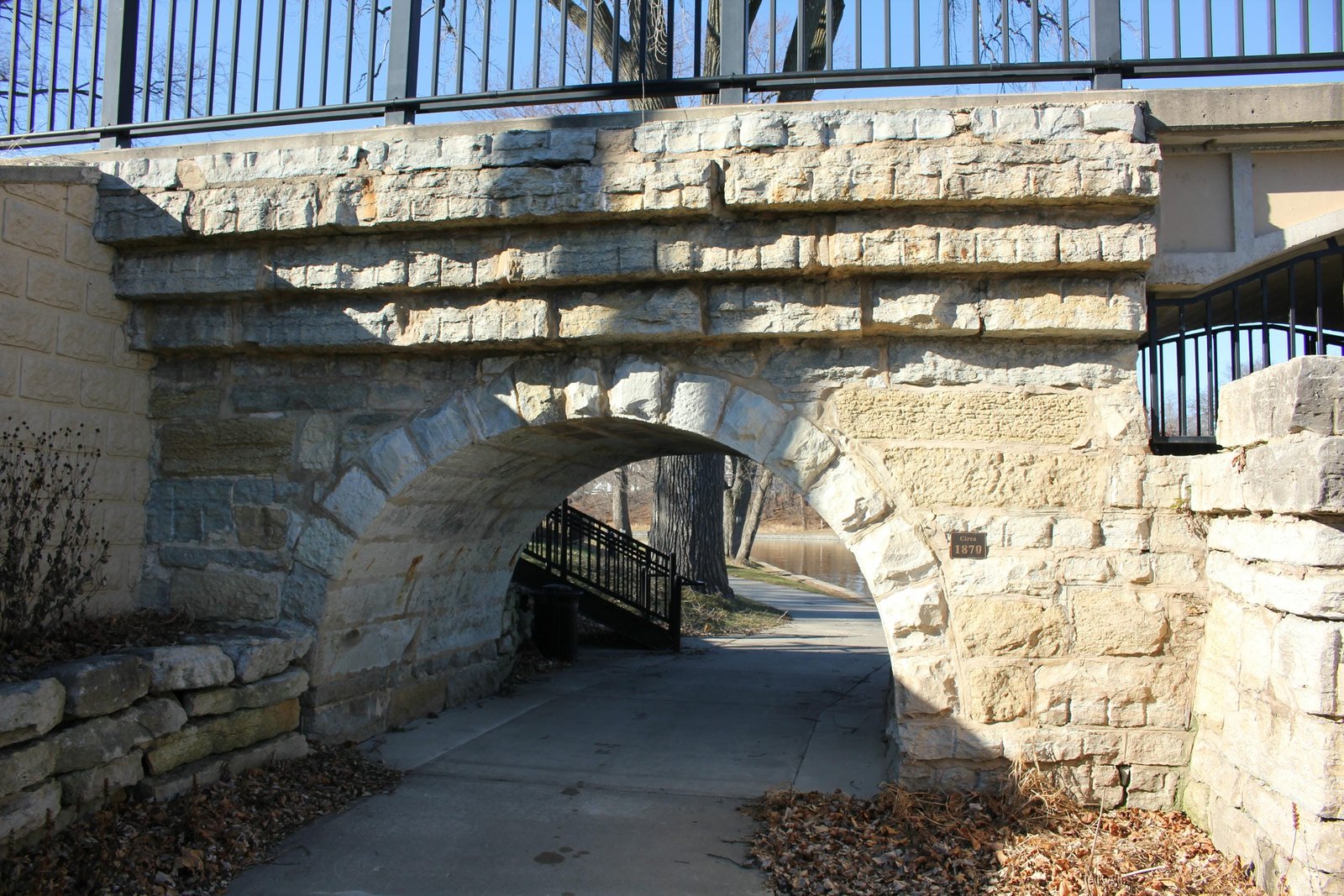 South approach (stone arch)